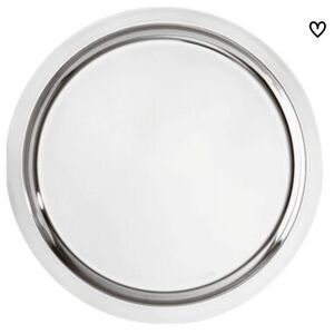 Genuine Sambonet Italy SBT Silver Tone Stainless Steel Round Serving Tray 13 3/4